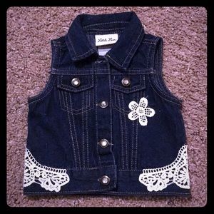 DONATING SOON. Little Lass denim vest
